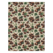 St. Patrick’s Day Coffee & Shamrock Pattern Tafelkleed (Voorkant)