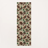 St. Patrick’s Day Coffee & Shamrock Pattern Yogamat (Voorkant)