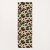 St. Patrick’s Day Coffee & Shamrock Pattern Yogamat (Achterkant)