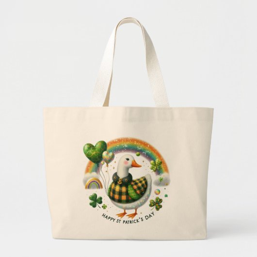 St. Patrick’s Day Duck Tote Bag (Voorkant)