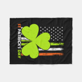 St Patrick S Day Fleece Deken (Voorkant (Horizontaal))