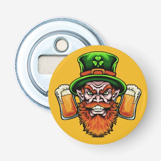 St. Patrick’s Day flesopener Button Flesopener (Voorkant)