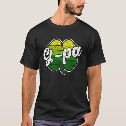 St Patrick s Day G Pa Father Irish C Shamrock T-shirt (Voorkant)