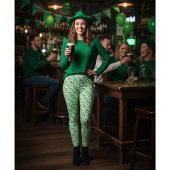St. Patrick’s Day Gnome Green Leggings