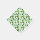 St. Patrick’s Day Gnome Napkins Servet (Hoek)
