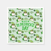 St. Patrick’s Day Gnome Napkins Servet (Voorkant)