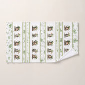 St. Patrick’s Day Gnome Pattern  Bad Handdoek (Handdoek)