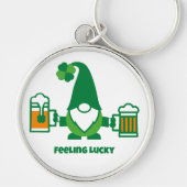St. Patrick’s Day Gnome with Beer Mug Sleutelhanger (Voorkant)