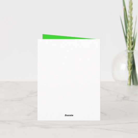 St. Patrick’s Day Golf Ball Leprechaun Riddle Kaart (Achterkant)