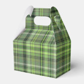 St.Patrick`s Day, groene Ierse plaid Bedankdoosjes (Achterkant)