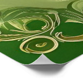 St Patrick’s Day Harp. St Patty's Day Poster (Hoek)