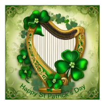  St Patrick’s Day Harp. St Patty's Day