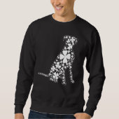 St Patrick S Day Irish Boxer Dog Shamrock Trui (Voorkant)