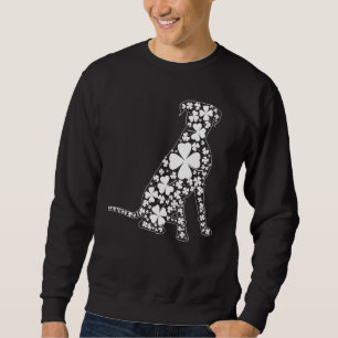 St Patrick S Day Irish Boxer Dog Shamrock Trui