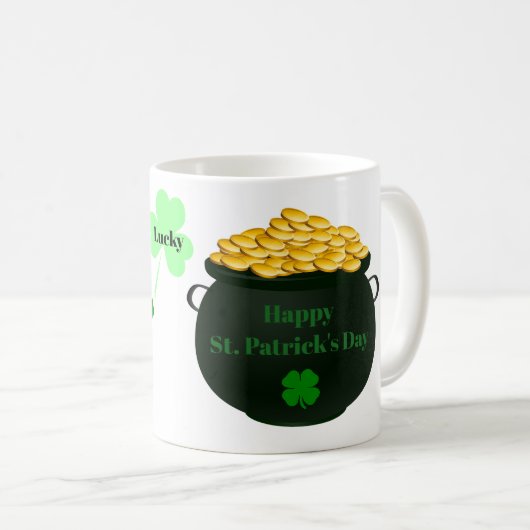 St. Patrick;s Day Irish Coffee Mok (Voorkant rechts)