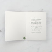 St. Patrick’s Day Irish Luck Poetic Greeting Card Kaart (Binnen)