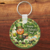 St. Patrick’s Day Leprechaun Keychain (Voorkant)