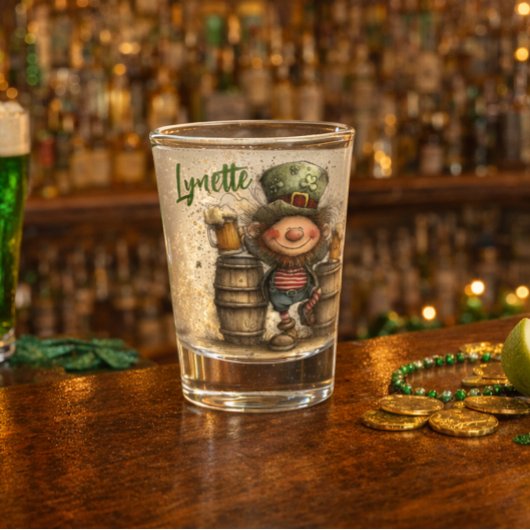 St. Patrick’s Day Leprechaun Toast Shot Glass Shot Glas