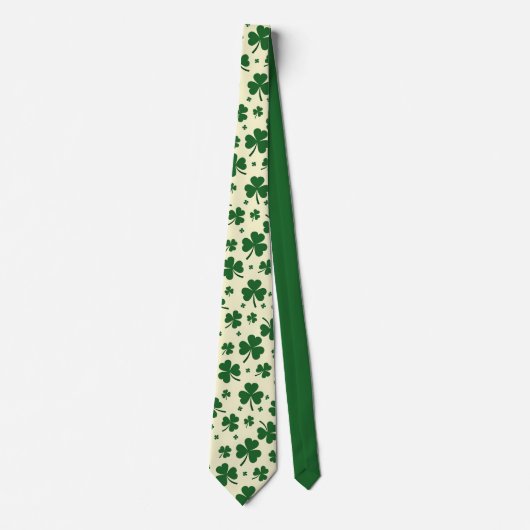 St. Patrick’s Day Luck Knots Necktie Stropdas (Voorkant)