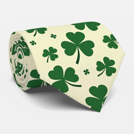 St. Patrick’s Day Luck Knots Necktie Stropdas (Opgerold)