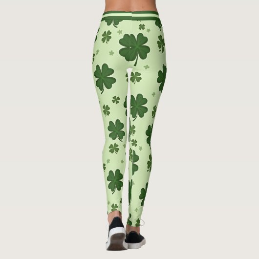 St. Patrick’s Day Lucky Legs in Motion Leggings (Achterkant)