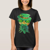 St Patrick s Day  Mask Swinger Upside Down Pineapp T-shirt (Voorkant)