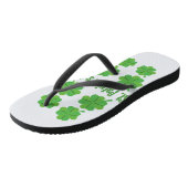 St. Patrick’s Day met klaver Teenslippers (Schuin)
