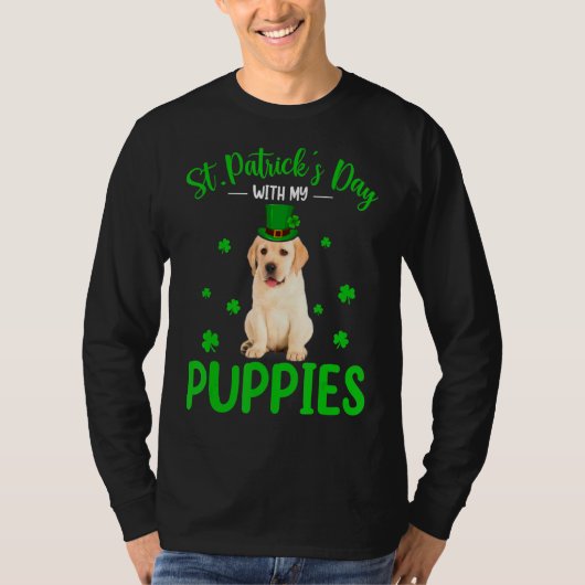 St Patrick S Day met mijn Puppies St Patrick Lepre T-shirt (Voorkant)