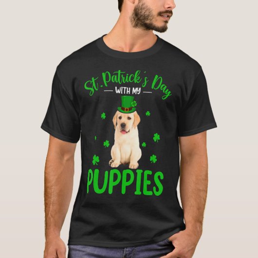 St Patrick S Day met mijn Puppies St Patrick Lepre T-shirt (Voorkant)
