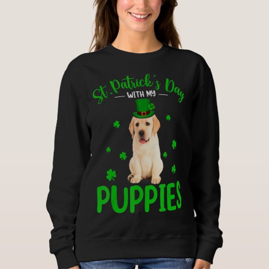 St Patrick S Day met mijn Puppies St Patrick Lepre Trui (Voorkant)