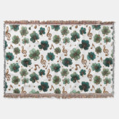 St. Patrick’s Day Musical Shamrock Deken (Voorkant)