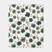 St. Patrick’s Day Musical Shamrock Fleece Deken (Voorkant)