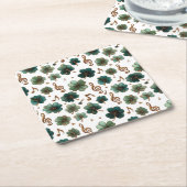 St. Patrick’s Day Musical Shamrock Kartonnen Onderzetters (Schuin)
