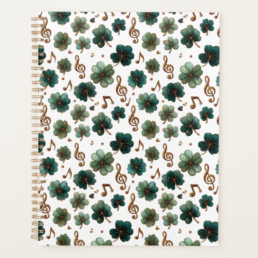 St. Patrick’s Day Musical Shamrock Planner (Voorkant)