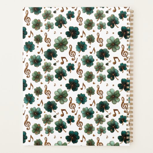 St. Patrick’s Day Musical Shamrock Planner (Achterkant)