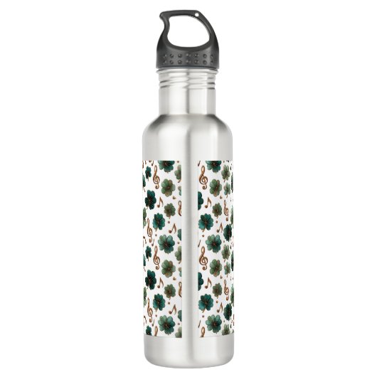 St. Patrick’s Day Musical Shamrock Waterfles (Achterkant)