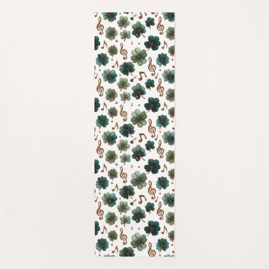 St. Patrick’s Day Musical Shamrock Yogamat (Voorkant)
