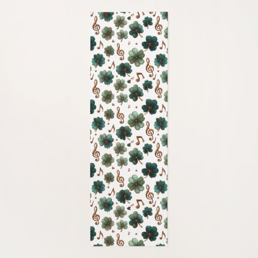 St. Patrick’s Day Musical Shamrock Yogamat (Achterkant)