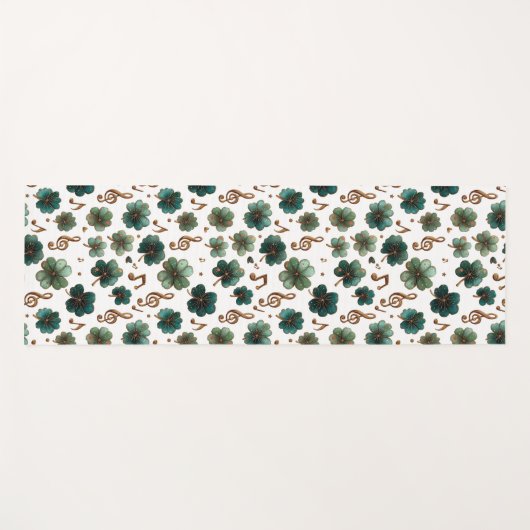 St. Patrick’s Day Musical Shamrock Yogamat (Voorkant (horizontaal))