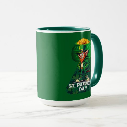 St Patrick’s Day Pot of Gold - caneca Mok (Voorkant rechts)