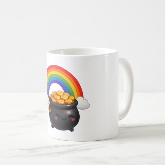 St Patrick’s Day Pot of Gold Mug Koffiemok (Voorkant rechts)