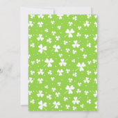 St Patrick’s Day Rainbow Baby Shower Kaart (Achterkant)