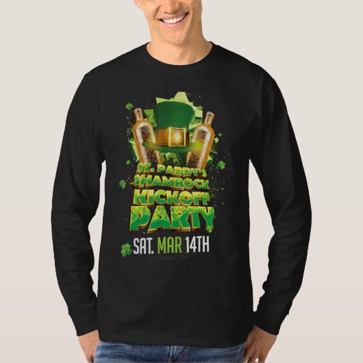 St Patrick S Day Shamrock aftrap T-shirt (Voorkant)