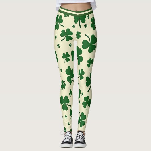 St. Patrick’s Day Shamrock Swagger Leggings (Voorkant)