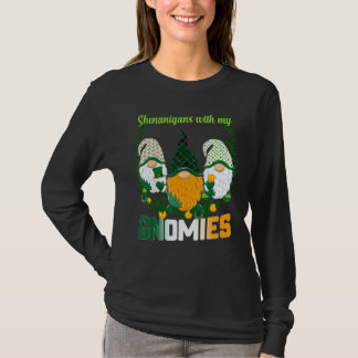 St Patrick S Day Shenanigans Gnomies Gnome Shamroc T-shirt