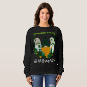 St Patrick S Day Shenanigans Gnomies Gnome Shamroc Trui (Voorkant volledig)