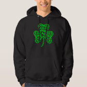 St Patrick S Day Shiba Inu Dogs Shamrock Apparel Hoodie (Voorkant)