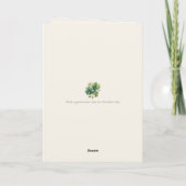 St. Patrick’s Day Teacher Greeting Card Kaart (Achterkant)