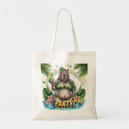 St. Patrick’s Tropical Pool Party Invitation Tote Bag