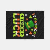 St Patrick S Truck Luck Fleece Deken (Voorkant (Horizontaal))